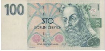 Tsjechoslowakije 100 Korun 1993 UNC