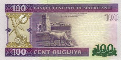 Mauritanie 100 Qugulya 2015 UNC