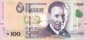 Uruguay 100 peso’s 2015 UNC