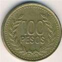 Colombia 100 Peso 2009 UNC