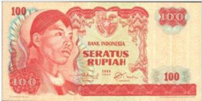 Indonesie 100 Rupees 1968 UNC