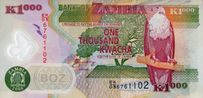 1000 Kwacha 2008 UNC