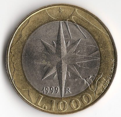 San Mario 1000 Lira 1999 UNC