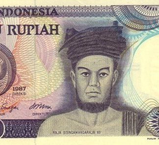 Indonesie 1000 Rupees 1987 UNC