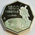 Spanje 1500 Peseta’s 1999 Proof