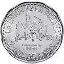 Bolivia 2 Boliviavos 2017 UNC
