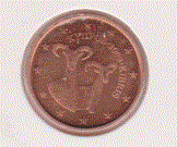 Cyprus 2 Cent 2009 UNC