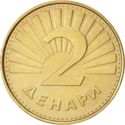 Macedonië 2 Dinar 2001 UNC