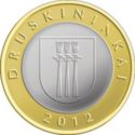 Litouwen 2 Latai 2012 UNC