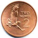 Zambia 2 Ngwee 1983 UNC