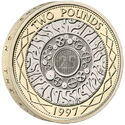 Engeland 2 Pound 2023 BU