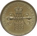 Engeland 2 Pound 1989 UNC