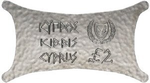 Cyprus 2 Pound 2000 Proef