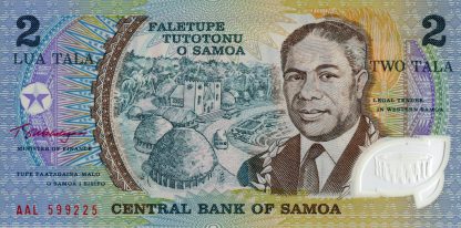 Samoa 2 Tala 1990 UNC