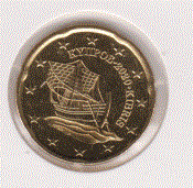 Cyprus 20 cent 2020 UNC