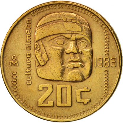 Mexico 20 Centavos 1983 UNC