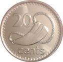 Fiji 20 Cent 2009 UNC