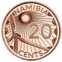 Namibië 20 Cent 2025 UNC