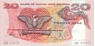 Papua Nieuw Guinea 20 Kina 1996 P 10b2 UNC