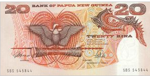 Papua Nieuw Guinea 20 Kina 1989 P 10a UNC