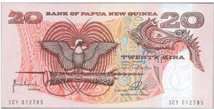 Papua Nieuw Guinea 20 Kina 1998 P 10c UNC