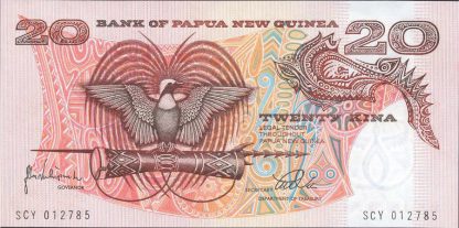Papua new guinea 20 Kina 1998