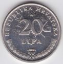Kroatie 20 Lipa 1993 UNC