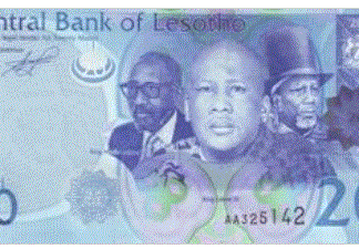 Lesotho 20 Maloti 2010 UNC