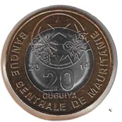 Mauritanië 20 Ouguiya 2014 UNC