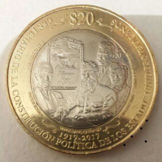 Mexico 20 Pesos 2017 UNC