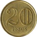 Colombia 20 Peso 2011 UNC