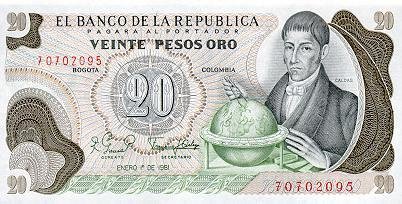 20 Pesos 1982 UNC