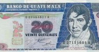 Guatemala 20 Quetzales 1995 UNC