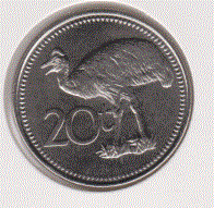 Papua New Guinea 20 Toea 2005 UNC