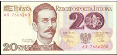 Polen 20 Zloty 1982 UNC