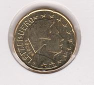 Luxemburg 20 Cent 2020 UNC