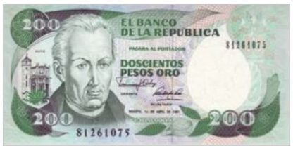 Colombia 200 Pesos 1991 UNC