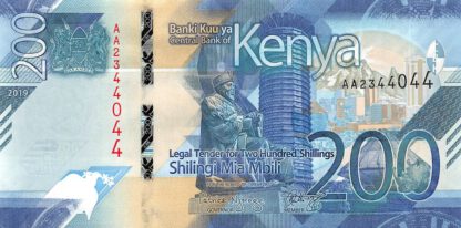 Kenya 200 Shilling 2019 UNC