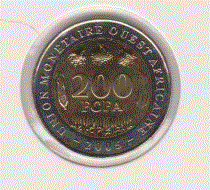 West Afrika State 200 Frank 2005 UNC