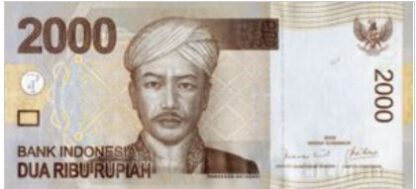 Indonesie 2000 Rupees 2009 UNC