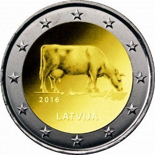 Letland 2 Euro Speciaal 2016 UNC