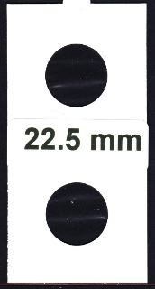 Zelfklevende Muntenhouders 22.5 mm
