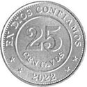 Nicaragua 25 Centavos  2022 UNC