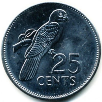 Seychelles 25 Cent 2007 UNC