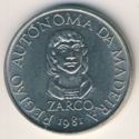 Madeira 20 Escudo 1981 UNC