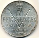 Noorwegen 25 Kronen 1970 UNC