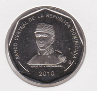 Dominicaanse Republiek 25 Peso 2010 UNC