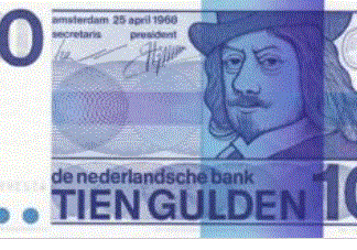 Nederland 10 Gulden 1968 UNC