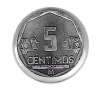 Peru 5 Centimes 2018 UNC
