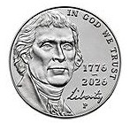 Amerika 5 Cent 2026 P UNC